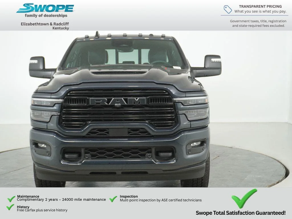 Used 2025 Forged Blue Metallic Ram Laramie image 8