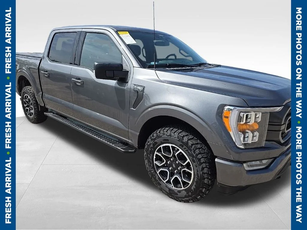 Certified Used 2022 Gray Ford XLT image 1