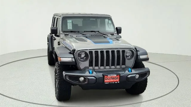 Used 2023 Gray Jeep Rubicon 4xe image 2