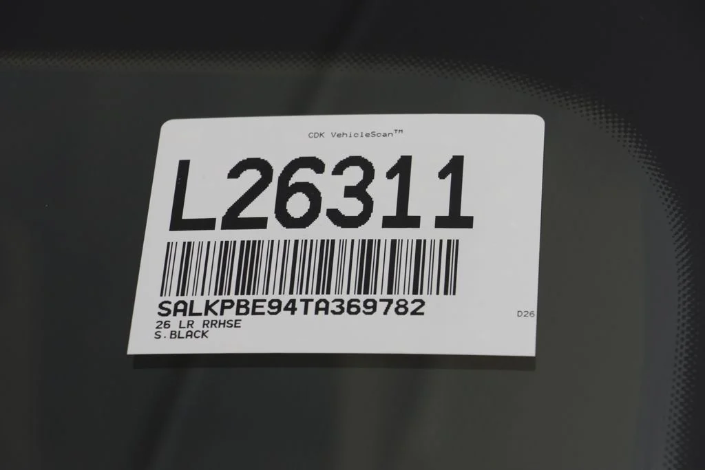 New 2026 Black Land Rover SE image 27