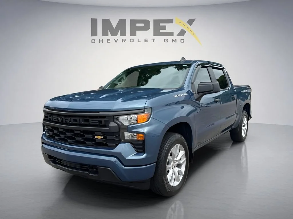 Used 2024 Lakeshore Blue Metallic Chevrolet Custom image 1