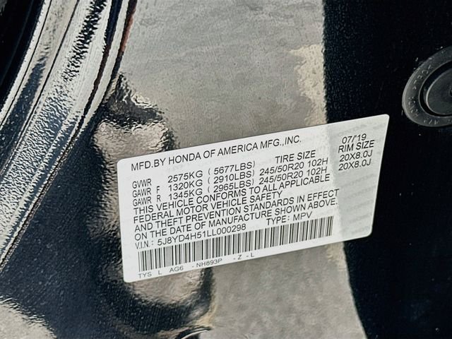 Used 2020 Black Acura Technology image 35