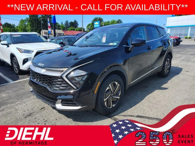 Used 2023 Black Kia LX image 1