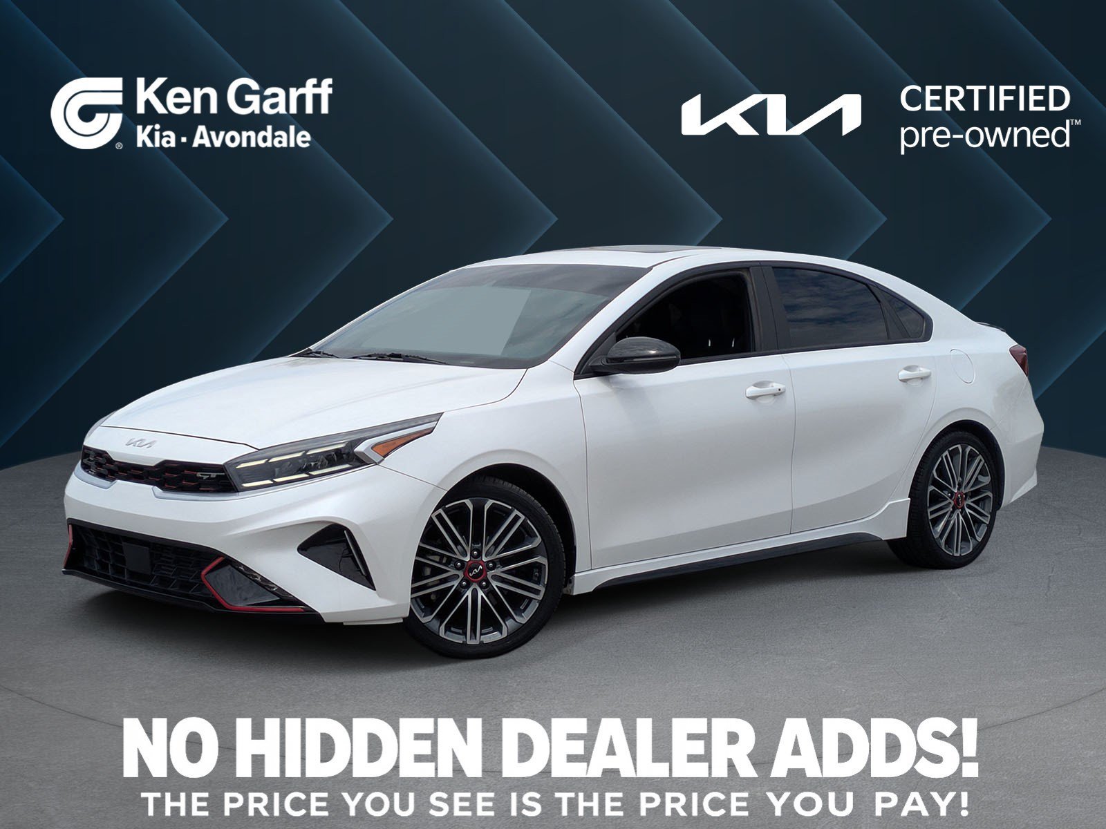 Used 2023 Snow White Pearl Kia GT image 1
