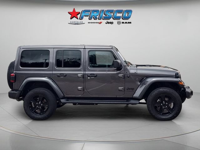 Used 2021 Gray Jeep Unlimited Sahara Altitude image 8