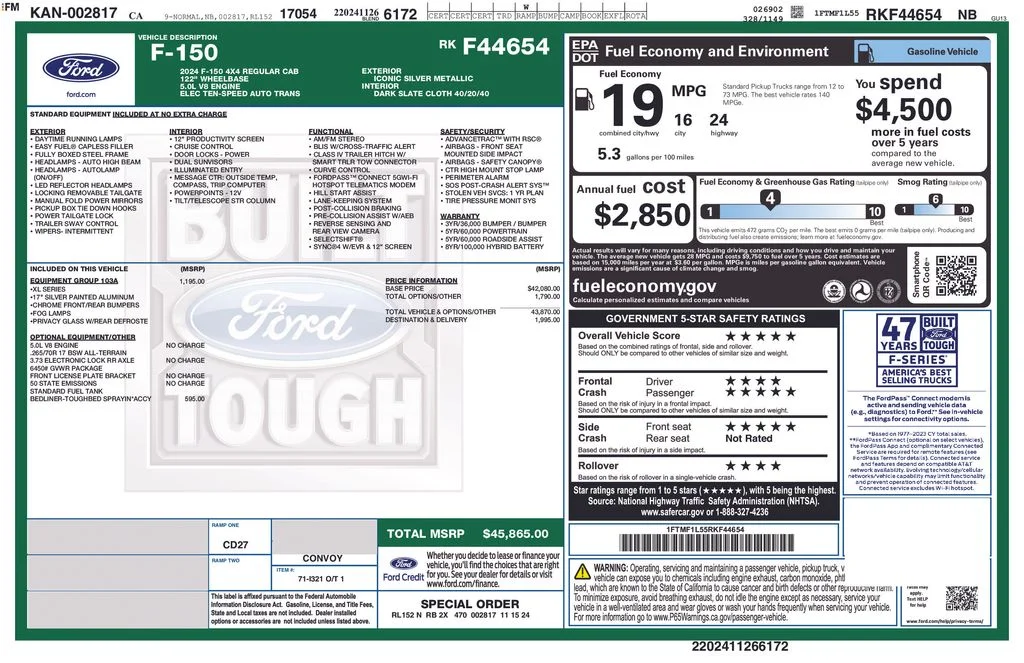 Used 2024 Silver Ford XL image 2