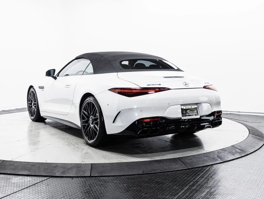 Used 2022 MANUFAKTUR Moonlight White Metallic Mercedes-Benz SL 55 AMG® image 31