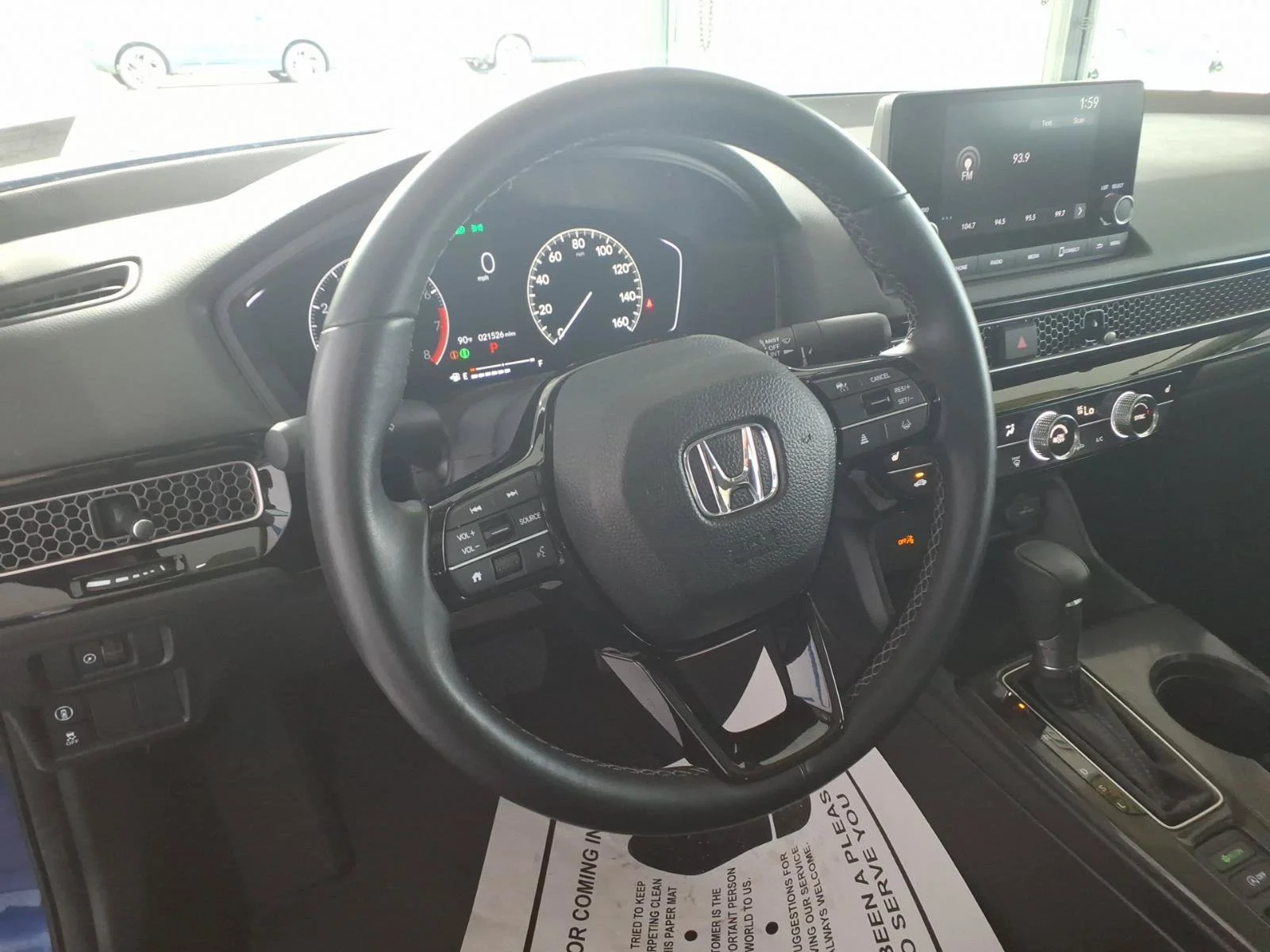 Certified Used 2024 Aegean Blue Metallic Honda EX image 11