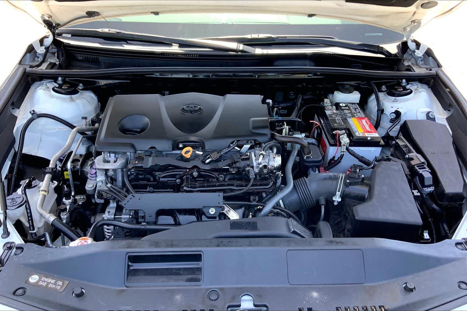 Used 2021 Super White Toyota LE image 31