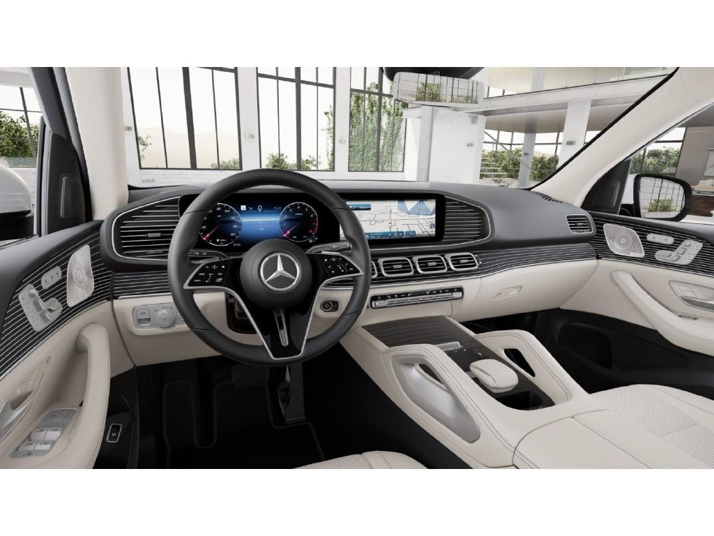 New 2026 MANUFAKTUR Moonlight White Metallic Mercedes-Benz GLE 450 image 3
