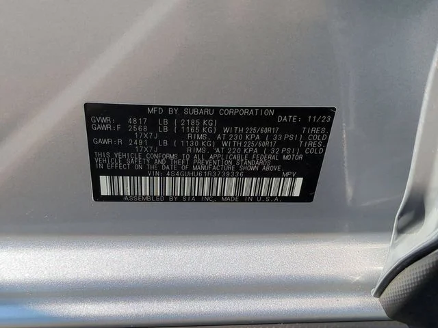 Used 2024 Silver Subaru Wilderness image 37
