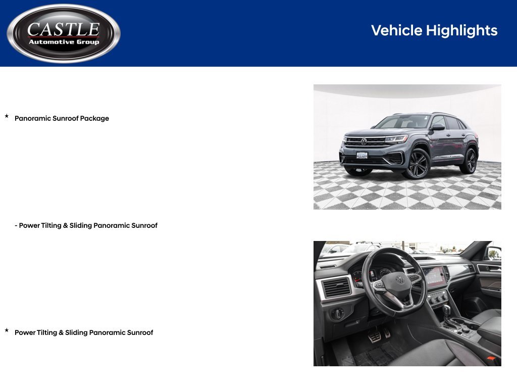 Used 2021 Gray Volkswagen 3.6L V6 SE w/Technology R-Line image 4