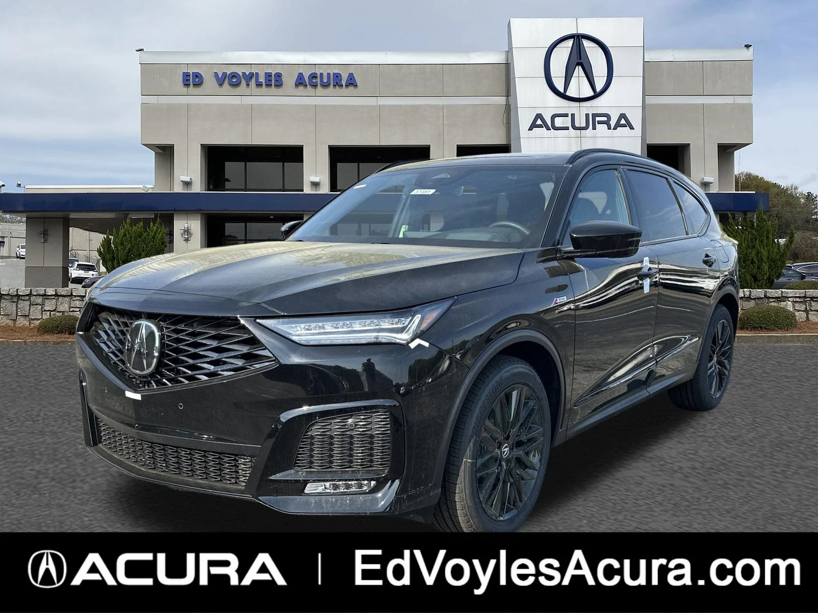 New 2026 Majestic Black Pearl Acura w/A-Spec Advance Package image 1