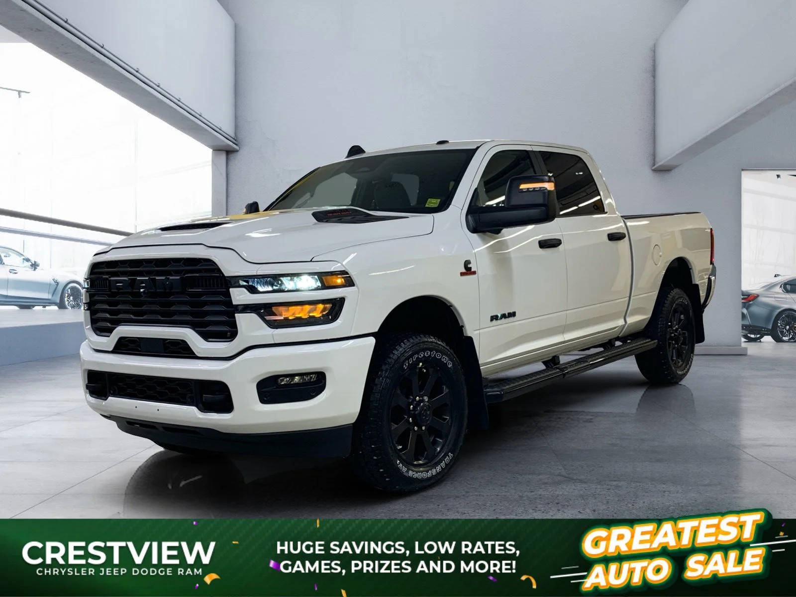 New 2026 Bright White Ram Big Horn image 1