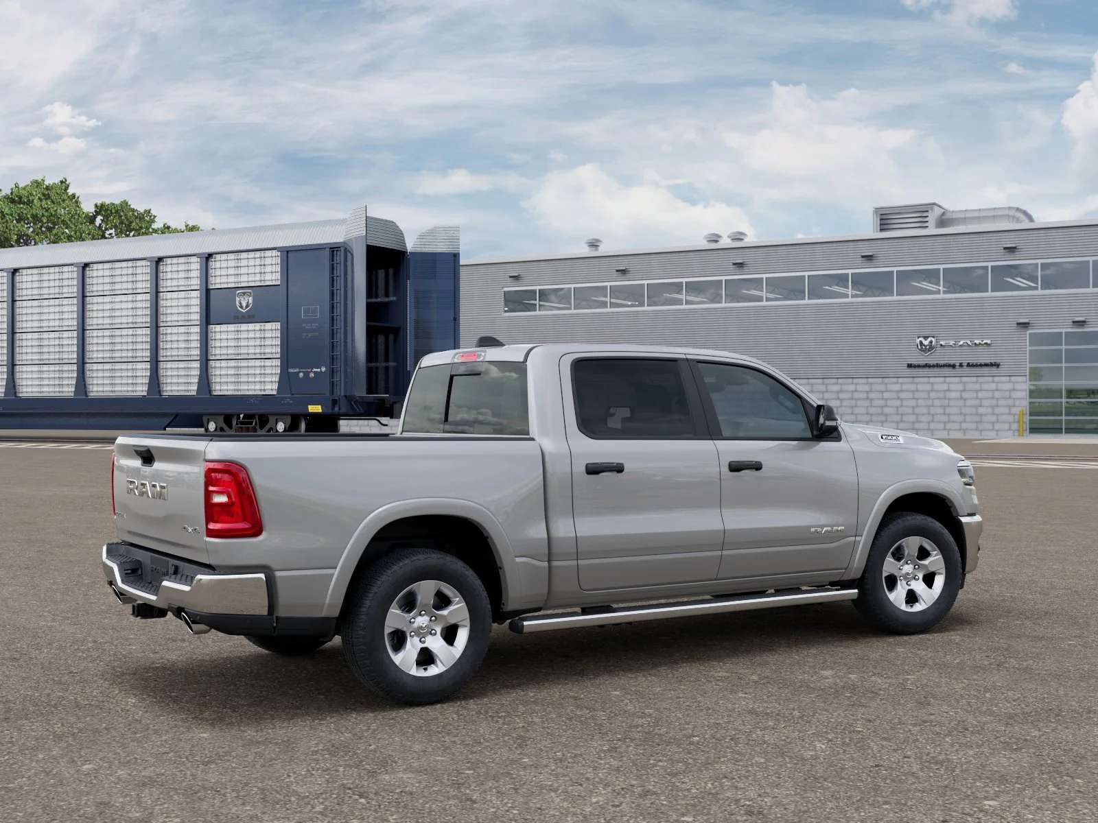 New 2026 Silver Zynith Exterior Paint RAM Big Horn/Lone Star image 2