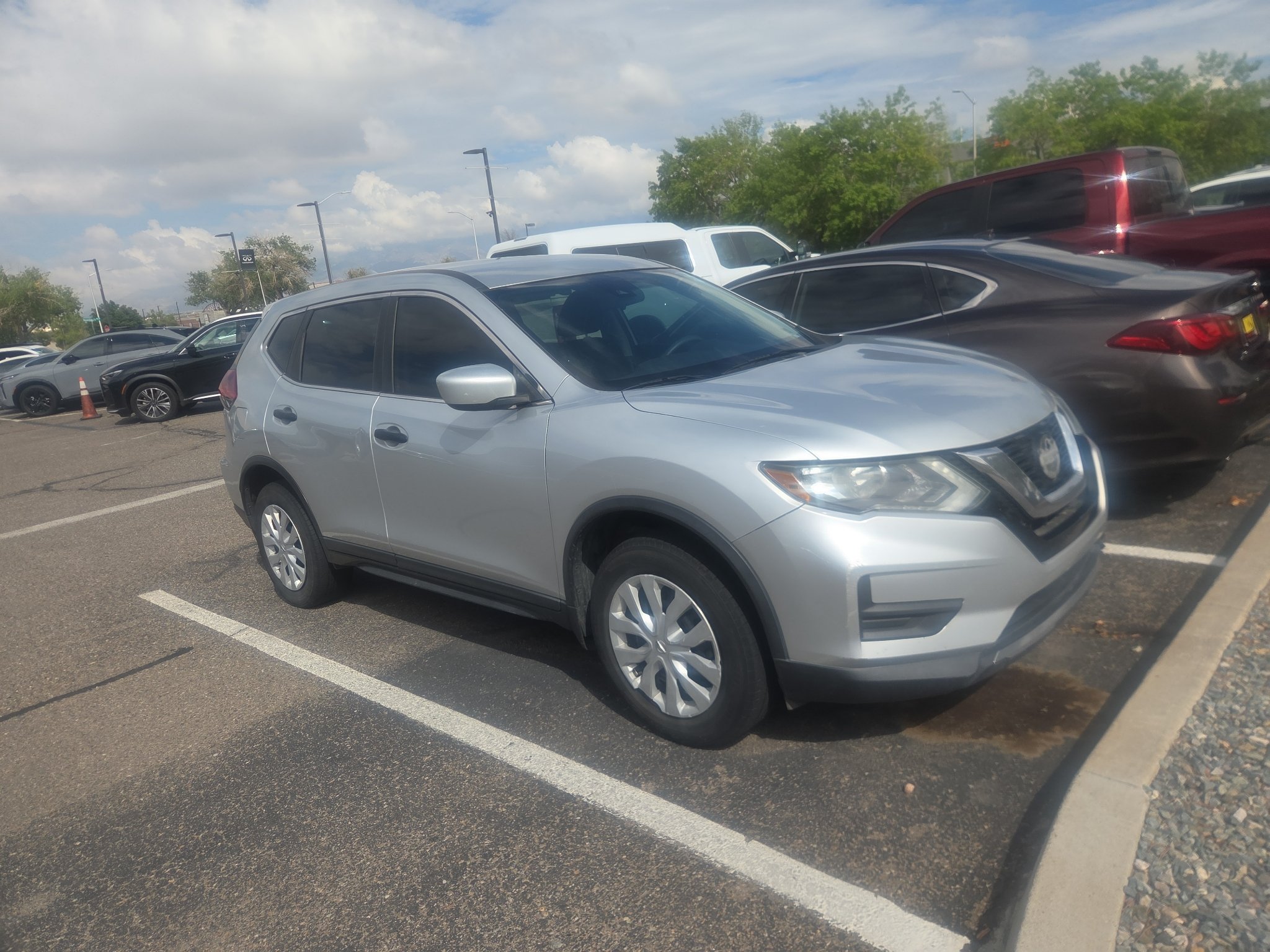 Used 2019 Brilliant Silver Metallic Nissan S image 3