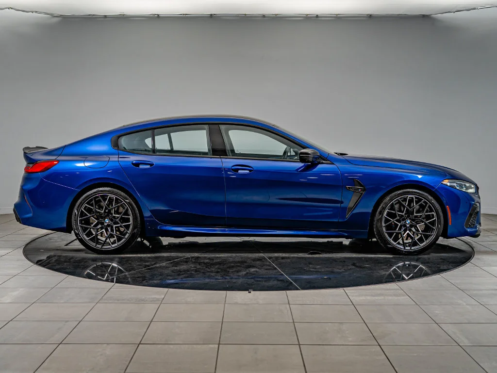 Used 2024 Marina Bay Blue Metallic BMW Competition image 4