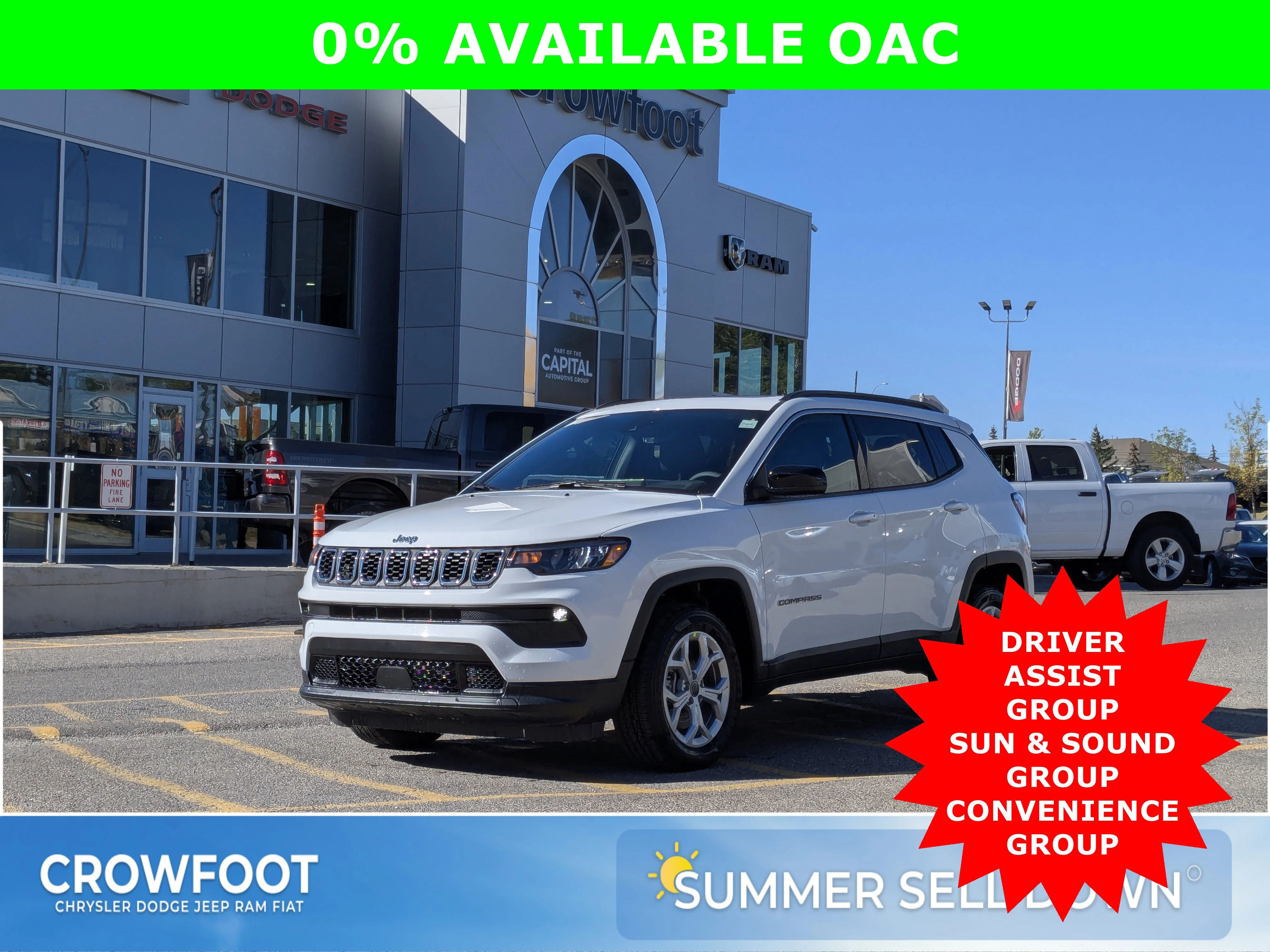 New 2026 White Jeep North - Panoramic Sunroof - Alpine Audio -  Adaptive Cruise - Power Liftgate & Tons More! image 1
