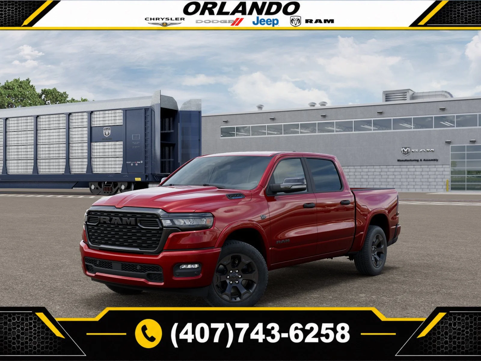 New 2027 Molten Red Pearlcoat Ram Big Horn/Lone Star image 1