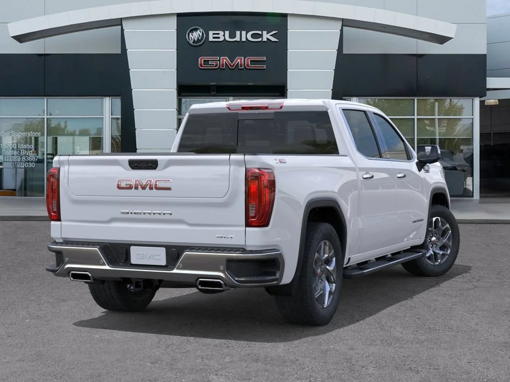 New 2026 Glacier White Tricoat GMC SLT image 4