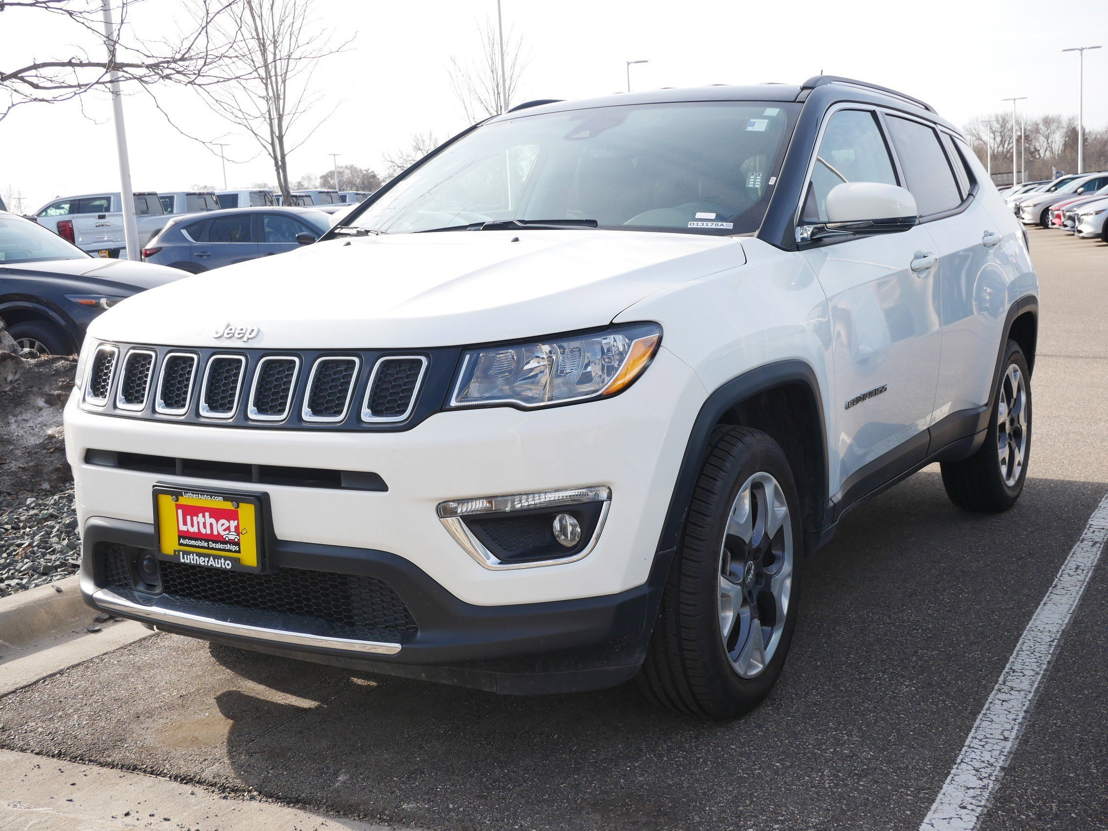 Used 2021 Jeep Compass Limited with VIN 3C4NJDCB5MT586162 for sale in Brooklyn Center, Minnesota