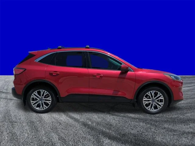 Certified Used 2022 Red Metallic Ford SEL image 3