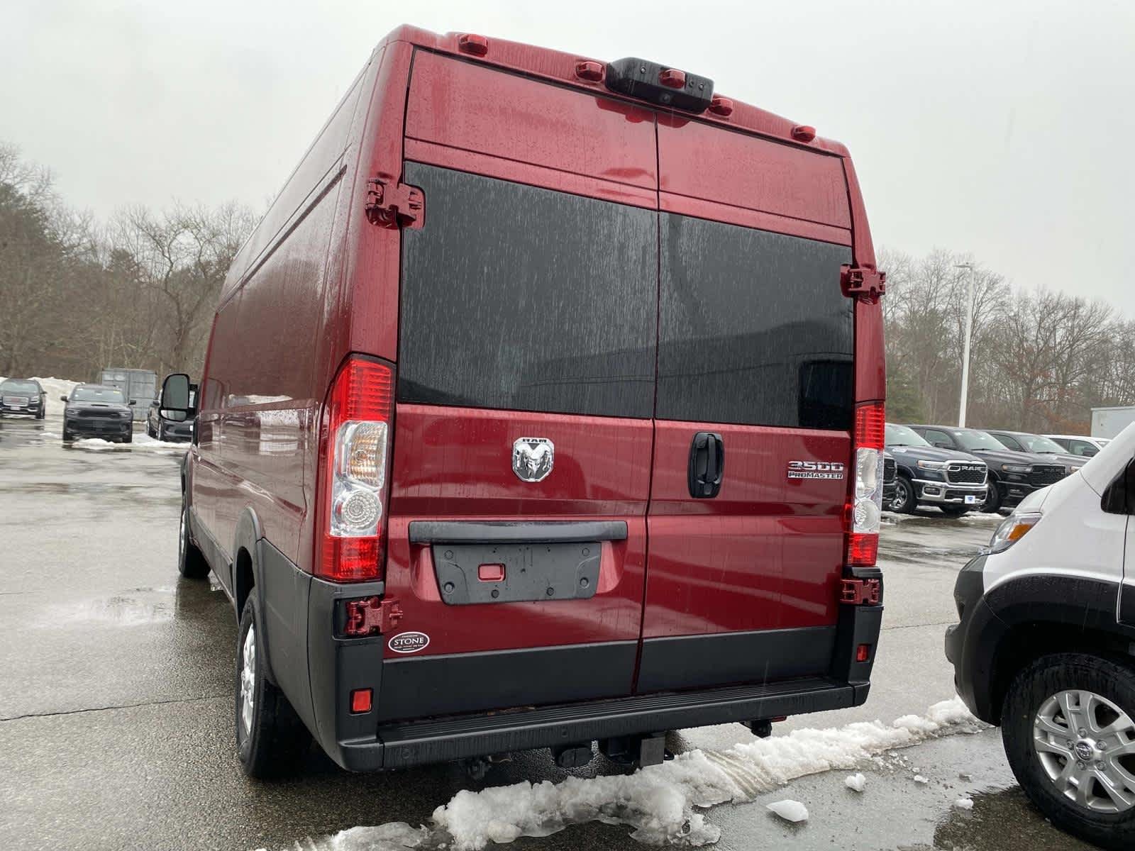 Used 2025 Deep Cherry Red Crystal Pearlcoat Ram SLT+ image 6