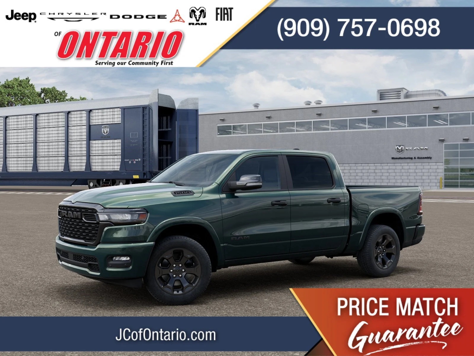 New 2026 Serrano Green Metallic RAM Big Horn/Lone Star image 1