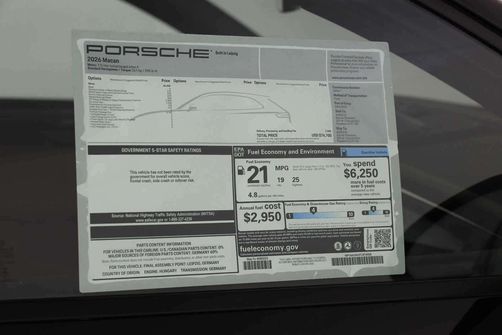 New 2026 Black Porsche  image 25