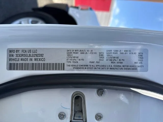 Used 2020 Bright White Clearcoat Ram Tradesman image 16