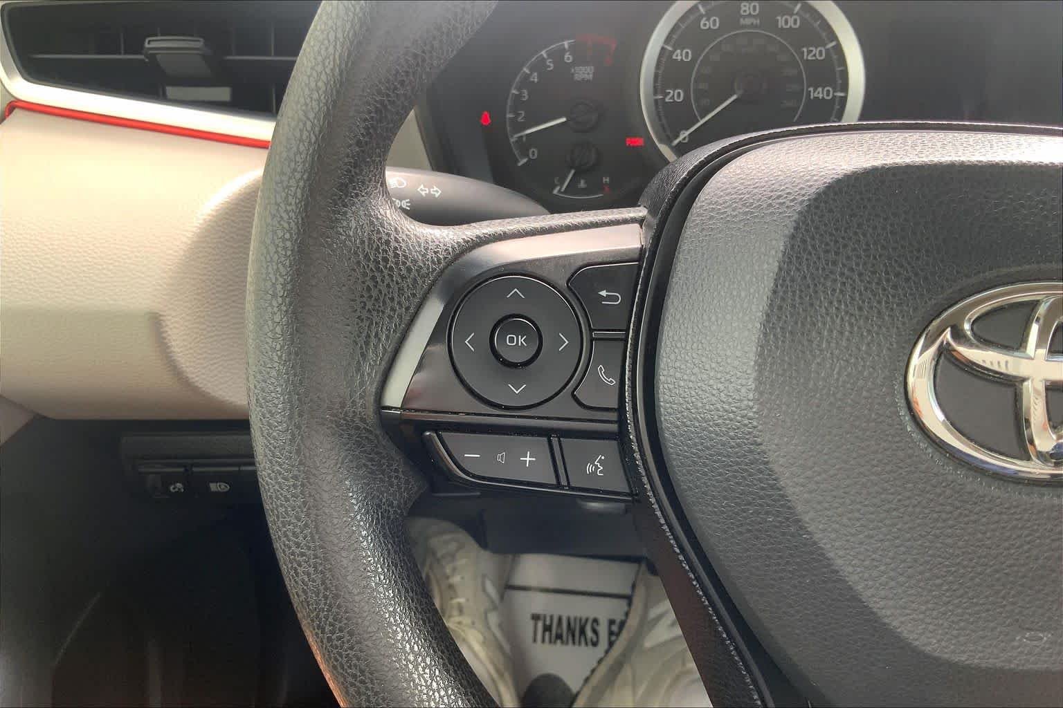 Used 2020 Barcelona Red Metallic Toyota LE image 22