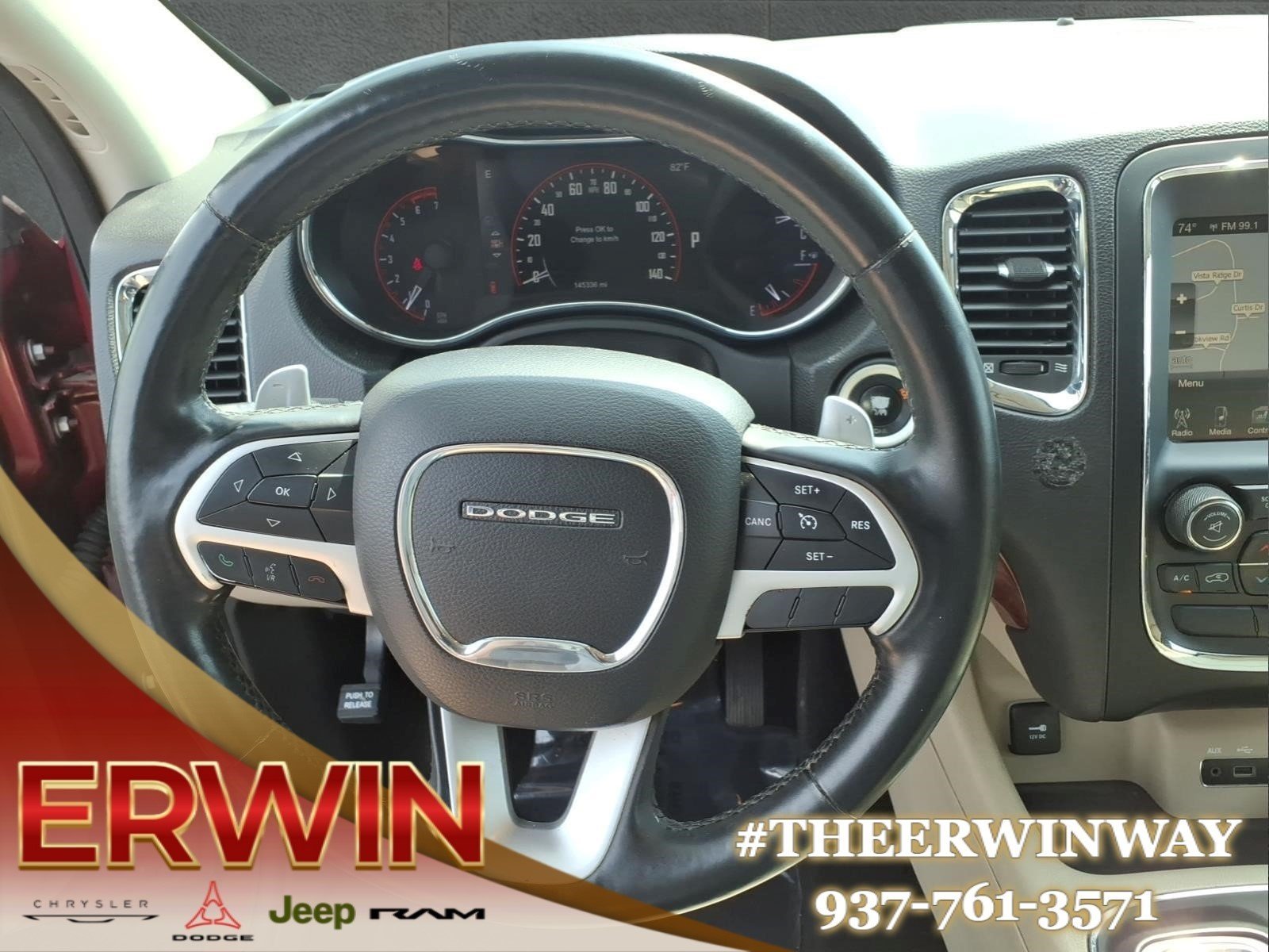 Used 2014 Deep Cherry Red Crystal Pearl Coat Dodge Limited image 17