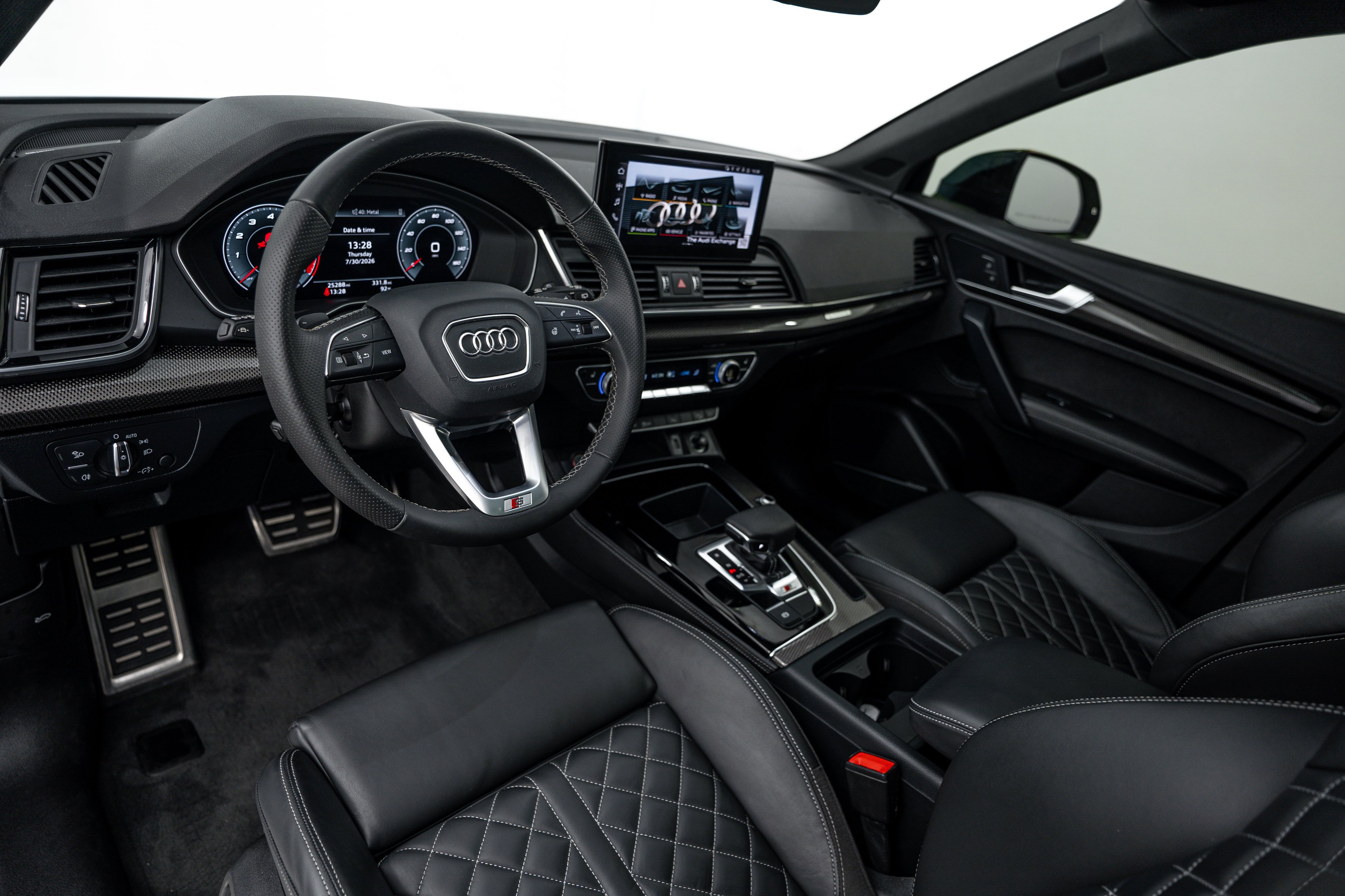 Certified Used 2023 Glacier White Metallic Audi Premium Plus image 8