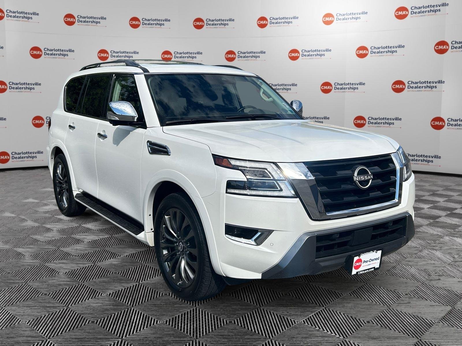 Used 2023 Aspen White Tricoat Nissan Platinum image 7