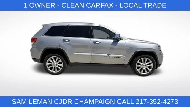 Used 2017 Jeep Grand Cherokee Limited with VIN 1C4RJFBG1HC797970 for sale in Champaign, IL