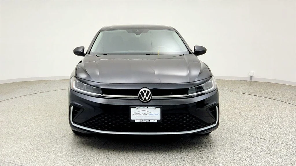 Used 2025 Deep Black Pearl Volkswagen S Automatic w/ Auto-Dimming Mirror image 2