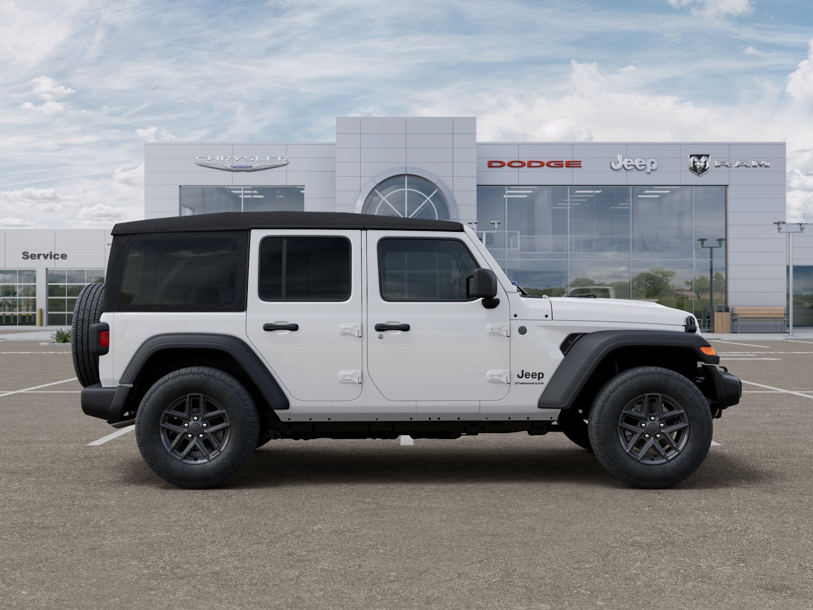 New 2026 Bright White Clear-Coat Exterior Paint Jeep Sport image 47