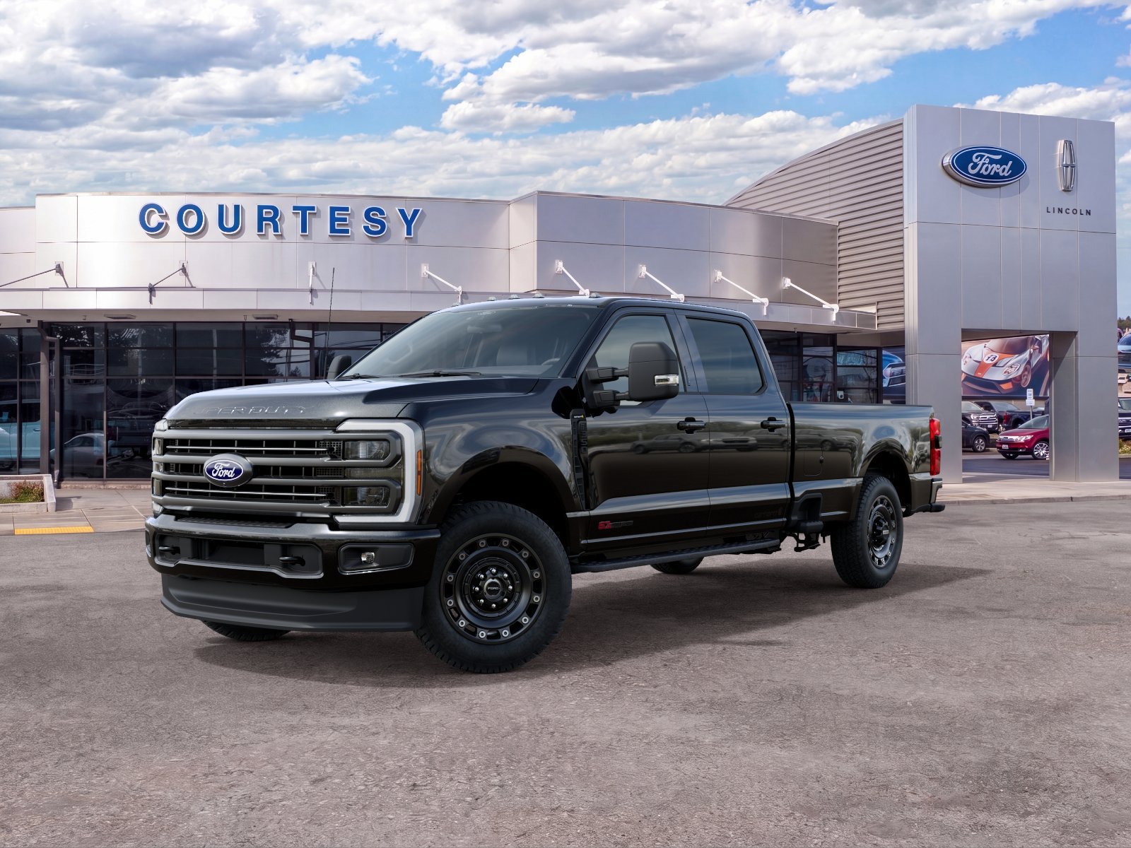 New 2027 Agate Black Metallic Ford F-350® XLT image 2