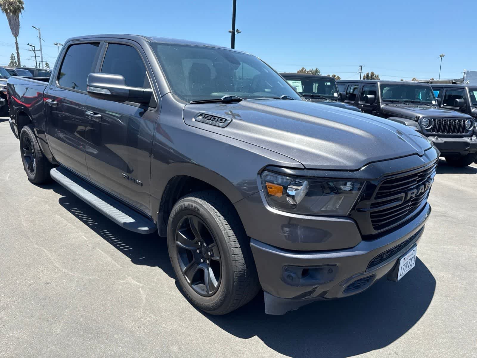 Used 2020 Granite Crystal Metallic Clearcoat Ram Big Horn image 9