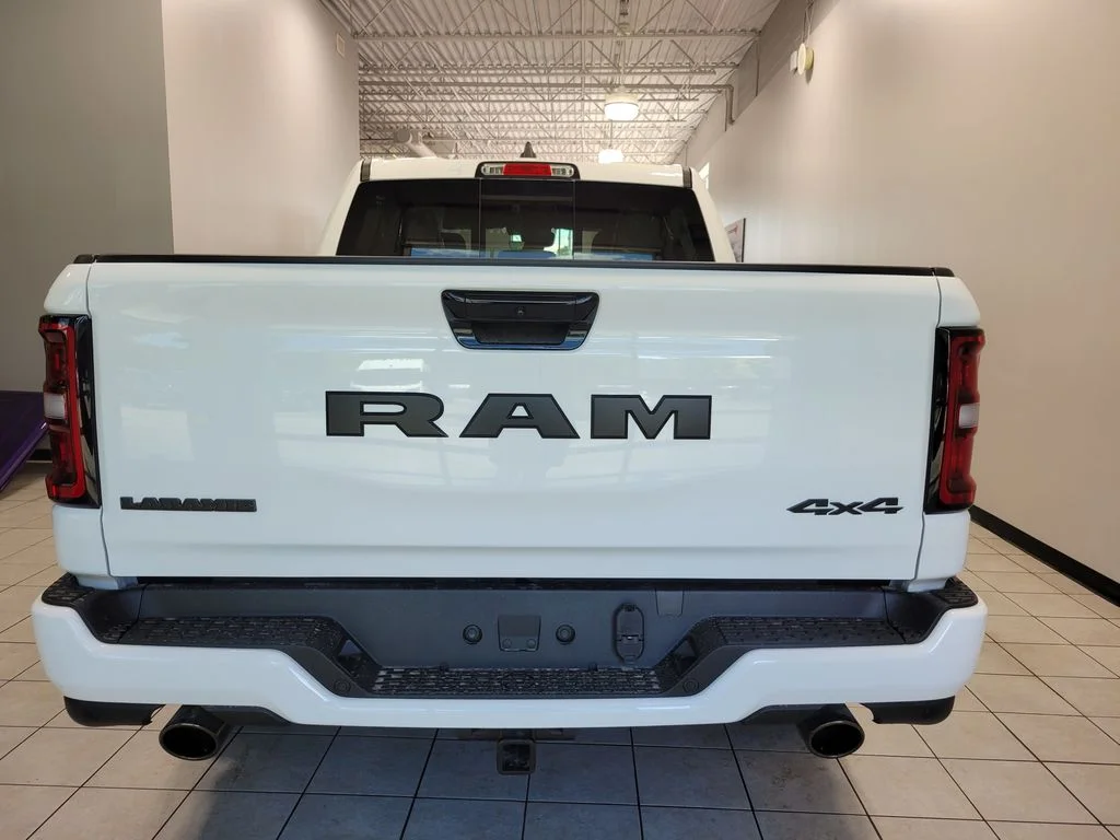 New 2026 Bright White Clear-Coat Exterior Paint RAM Laramie image 6