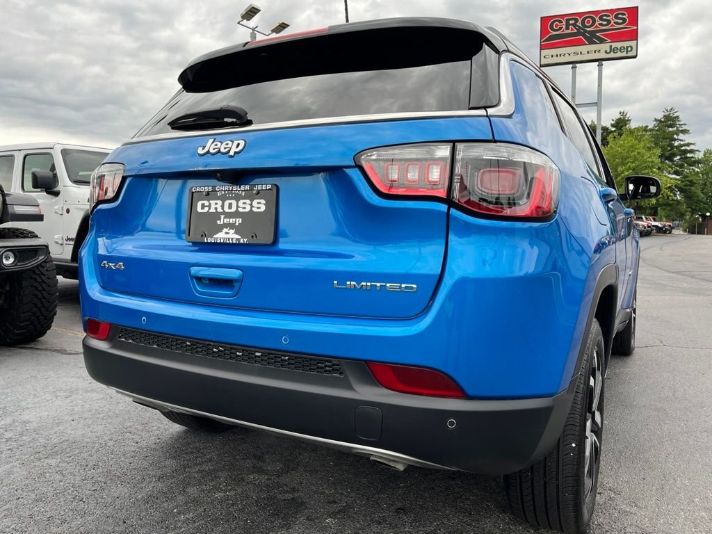 Used 2023 Laser Blue Jeep Limited image 27