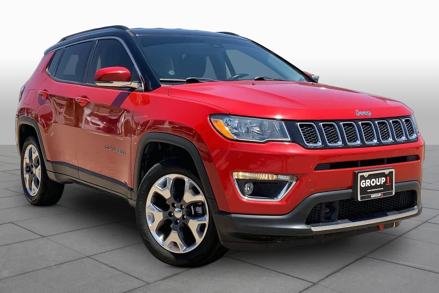 Used 2021 Redline Pearlcoat Jeep Limited image 3