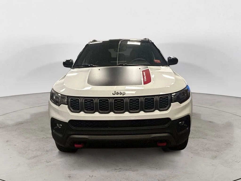 Used 2025 Bright White Jeep Trailhawk image 8