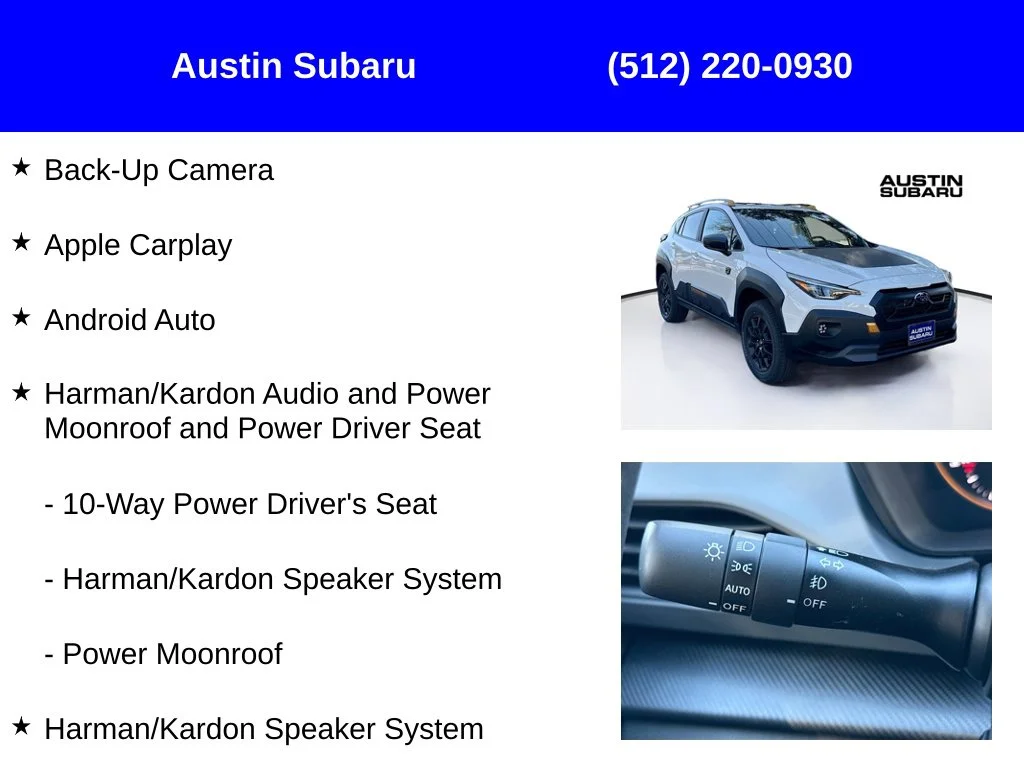 New 2026 White Subaru Wilderness image 9
