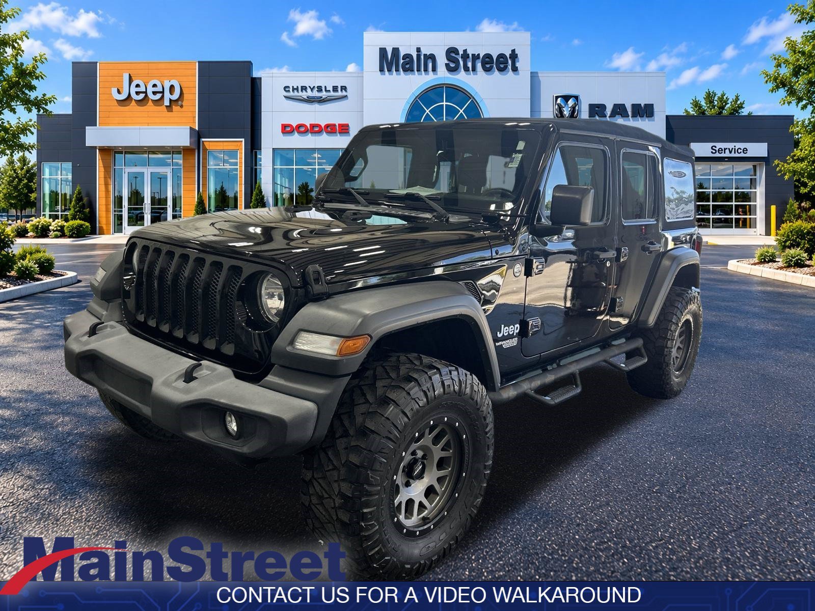 Used 2018 Black Clearcoat Jeep Sport S image 3