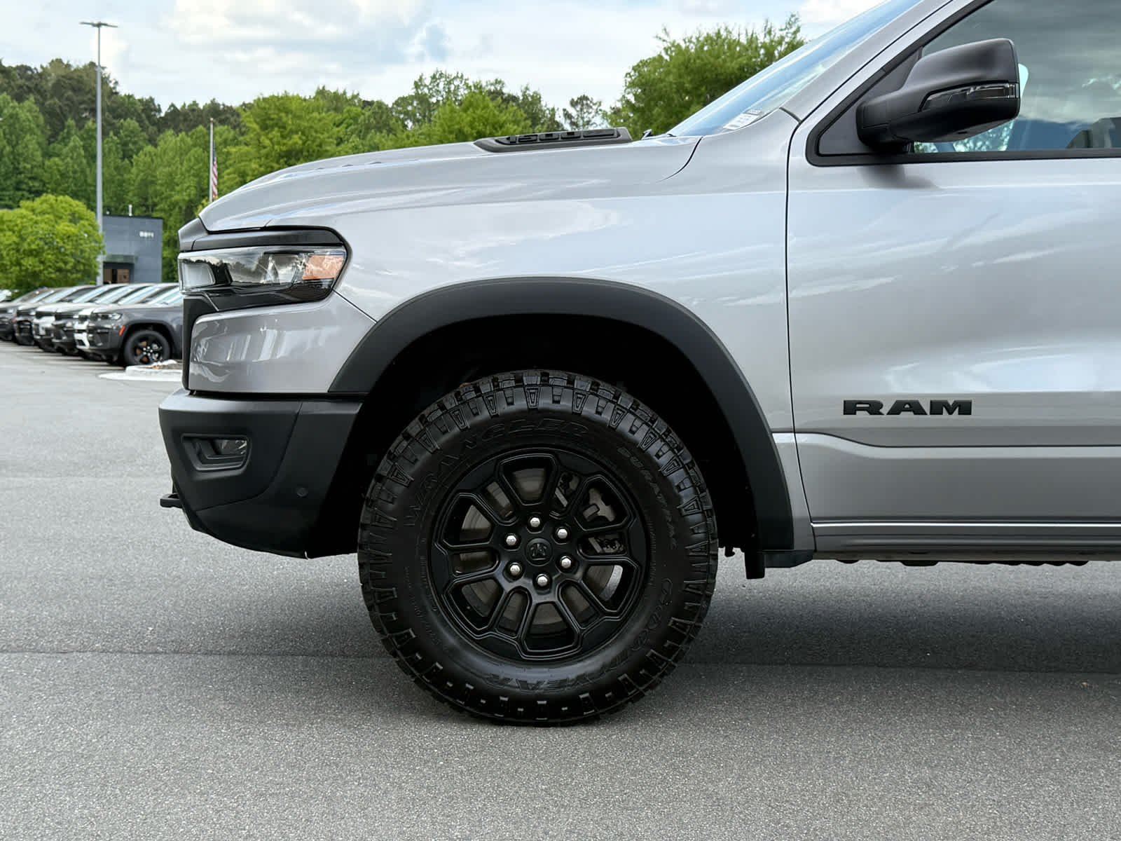 Used 2025 Billet Silver Metallic Clearcoat Ram Rebel image 11