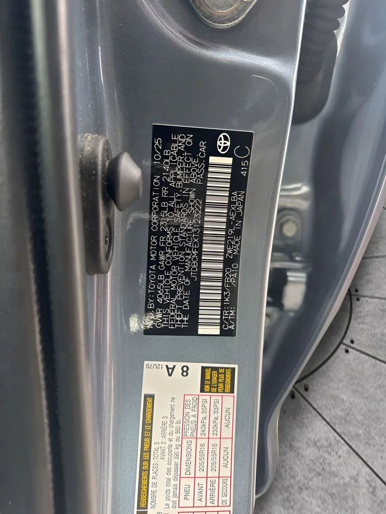 Used 2026 Gray Toyota LE image 33