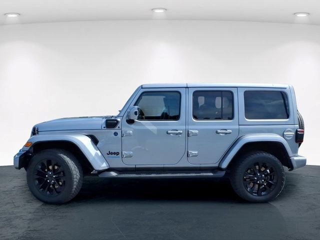 Used 2021 Silver Jeep Unlimited Sahara 4xe image 16