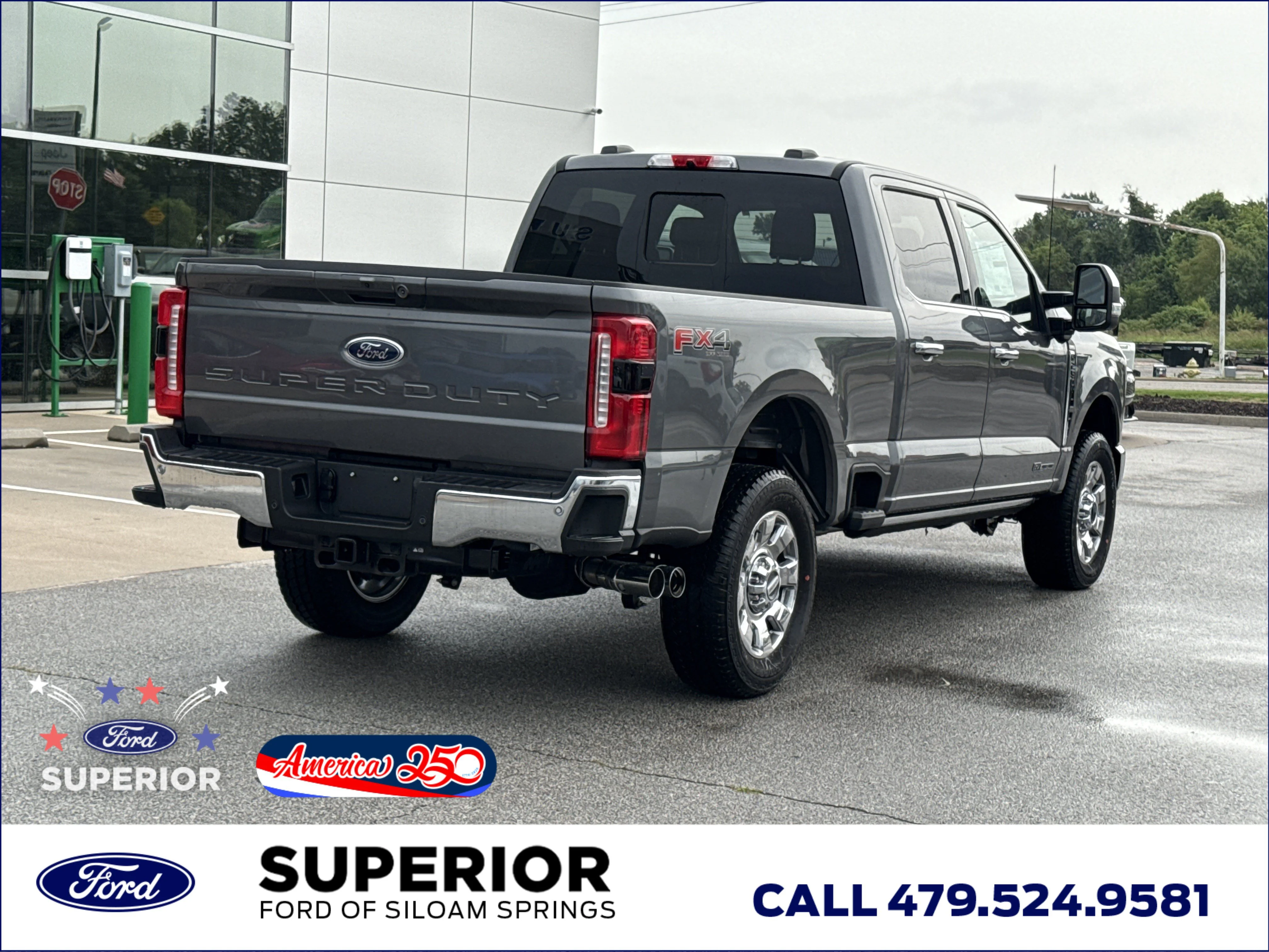 New 2026 Carbonized Gray Metallic Ford Lariat 4WD image 3