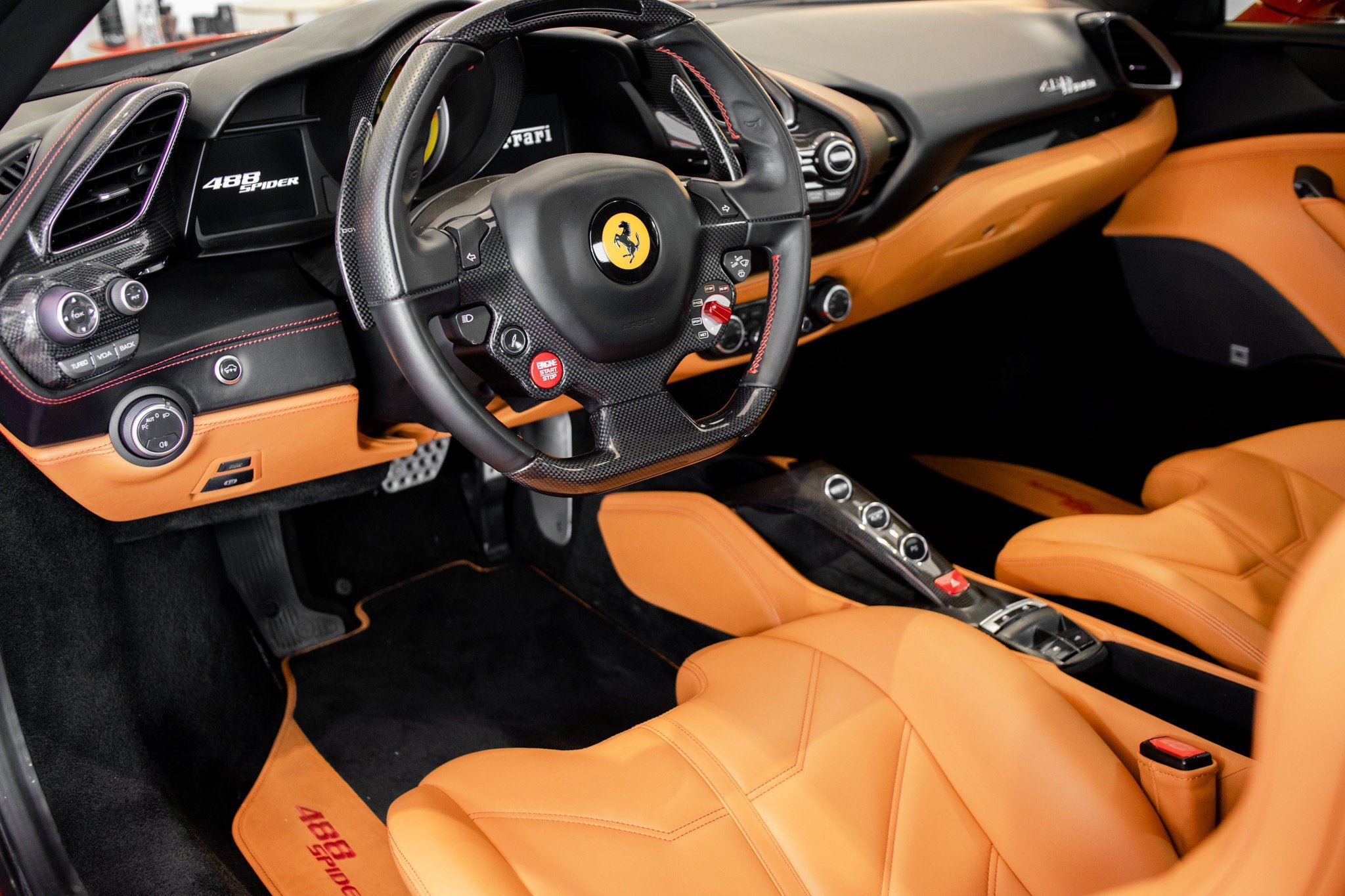 Used 2017 Rosso Corsa Ferrari Convertible image 12
